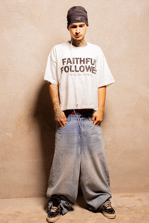 White Faithful Followers Gem Tee