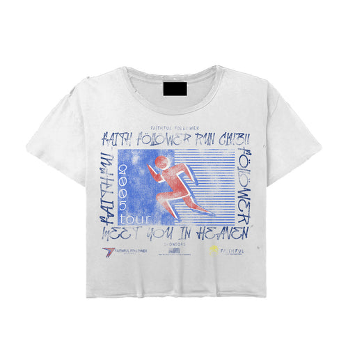 White Faithful Followers Marathon Tee