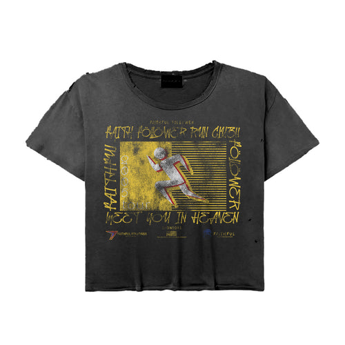 Black Faithful Followers Marathon Tee