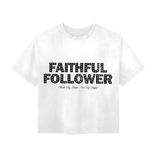 White Faithful Followers Gem Tee